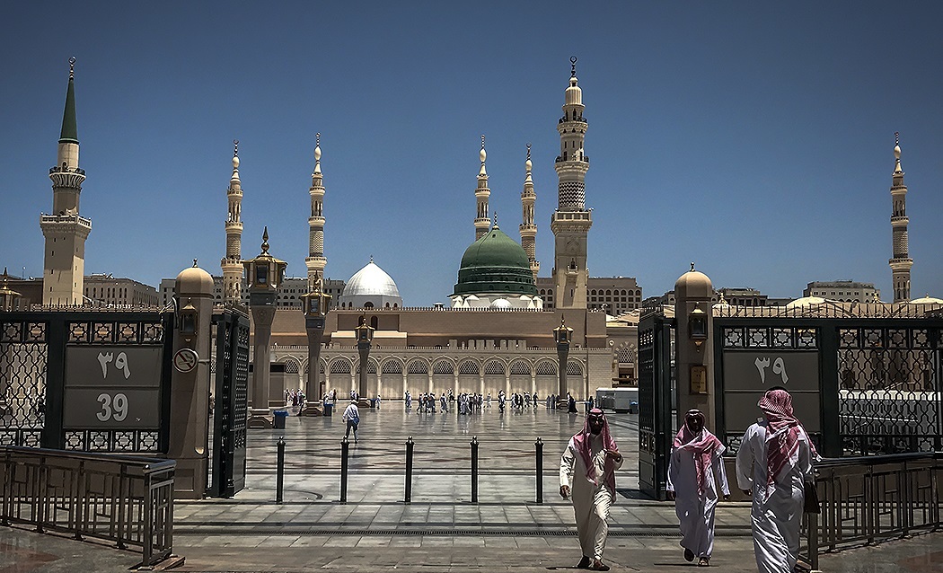 Madinah Munawwarah Prophet Mosque Green Dome